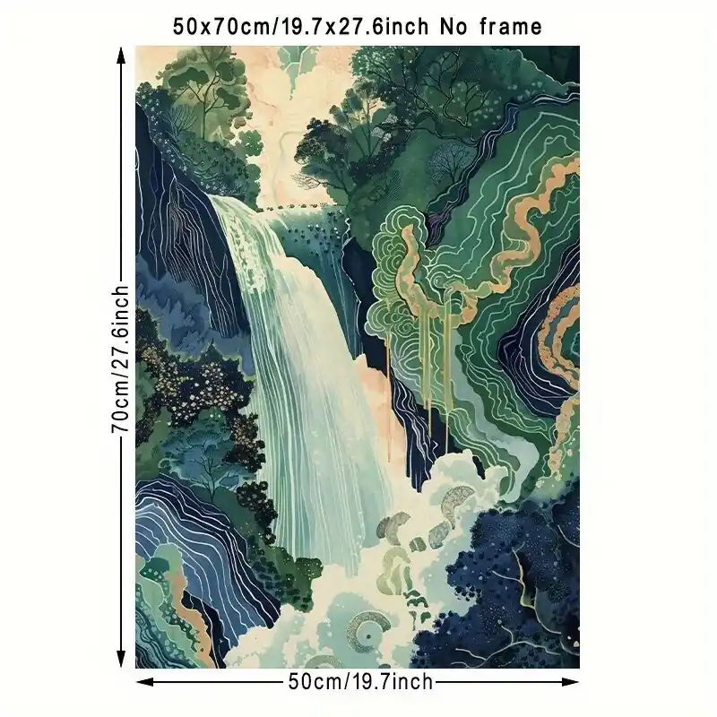 Tarjoushinta Maisemajuliste, 19,7 * 27,6 colio / 50x70 cm be rėmelių