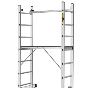 Ilmainen Palautus Alumiininen tikasteline, työskentelytaso 2x7 DRABEST PRO 150 kg