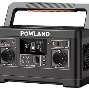 12V kannettava sähköasema Powland 520Wh, 600W Merkkituote