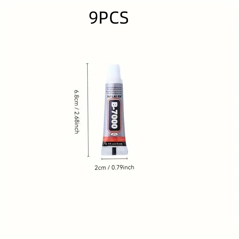 9/30kpl Monikäyttöinen Vedenkestävä Hartsiliima - 3ml/0.1oz, DIY Korutöihin, 9 vnt / plokščias galvos dangtelis Uusi Kokoelma