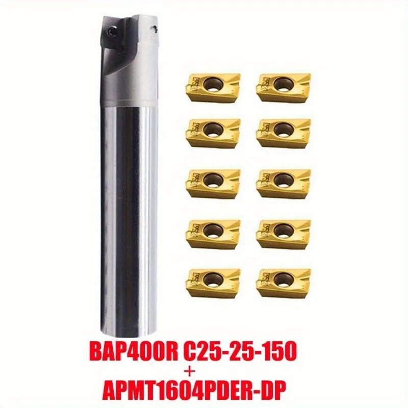 Suoraan Valmistajalta 1kpl BAP400R+10kpl APMT1604PDER Pinnoitettu Kultainen Jyrsintyökalu Rungon Kiinnike, BAP400R C2525150-10PCS APMT1604PDE