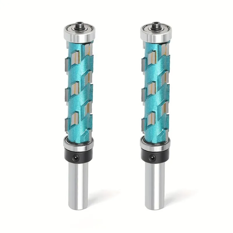 1 Sarja 1/2 Varrelliset Kierteiset Jyrsinpäät, Kovametalli, Volframi Teräs, Hiiliteräs, Puuntyöstöön, 2vnt/komplektas 43mm+65mm Alkuperäinen