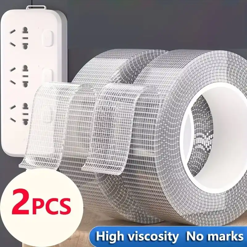 Pakollinen (Must-Have) Vahva Läpinäkyvä Kaksipuolinen Teippi, 2 ritinėliai