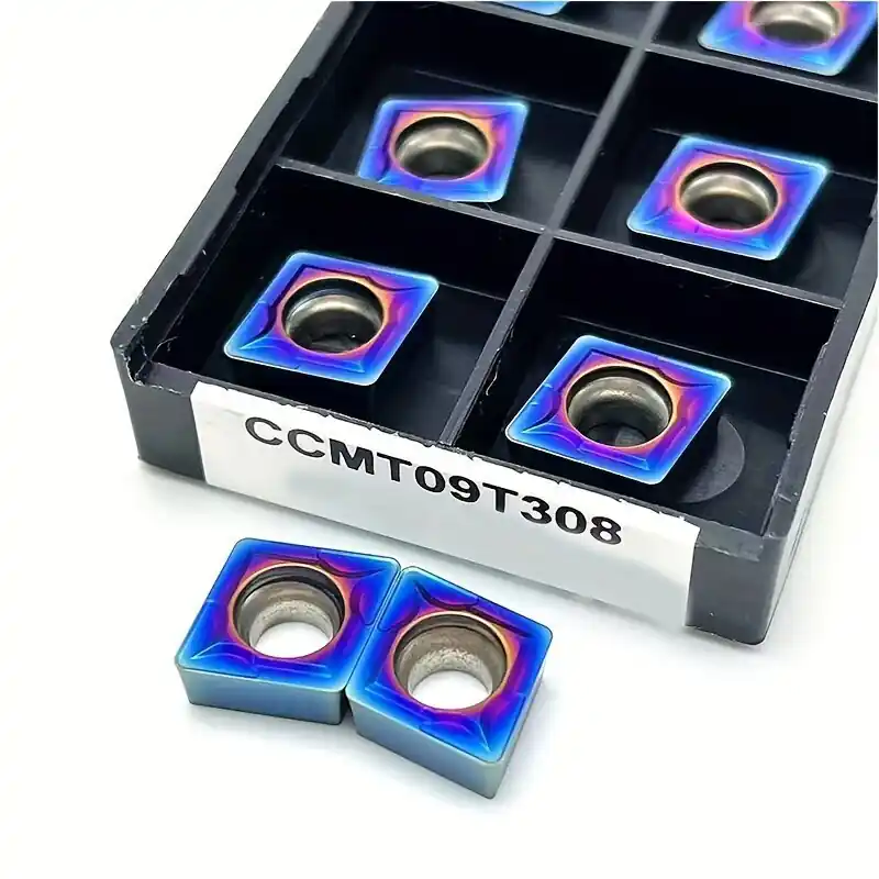 Tukkuhinta Karbidi Kääntöterät CCMT09T304 CCMT09T308 Metalli- ja Ruostumaton Teräs Työstöön, 10 vnt CCMT09T308