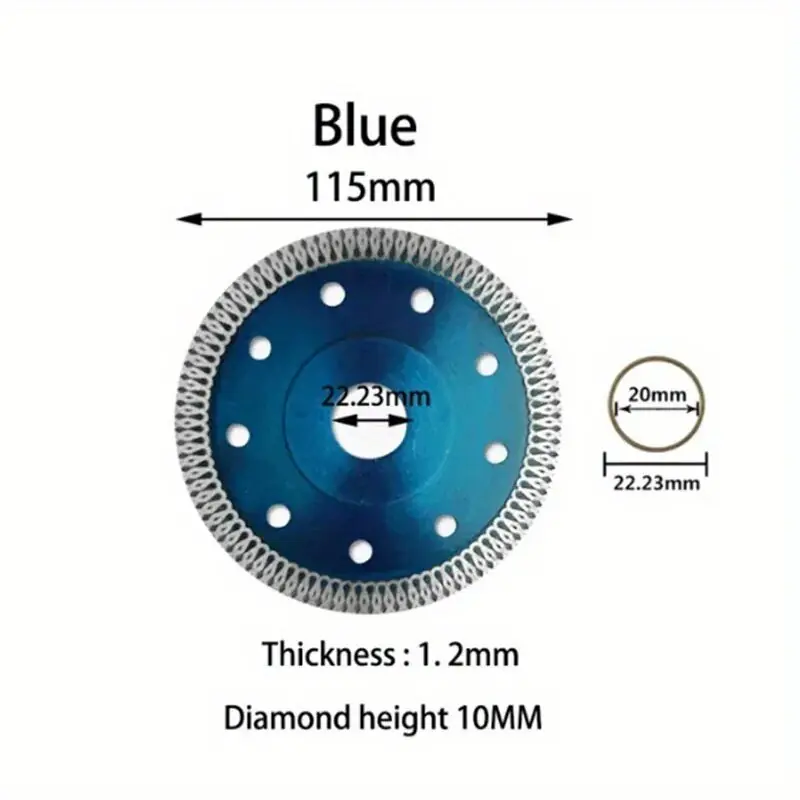 Tehdashinta Erittäin Ohut Timanttileikkuri Terä Keraamisille Ja Graniiteille, D115 mm