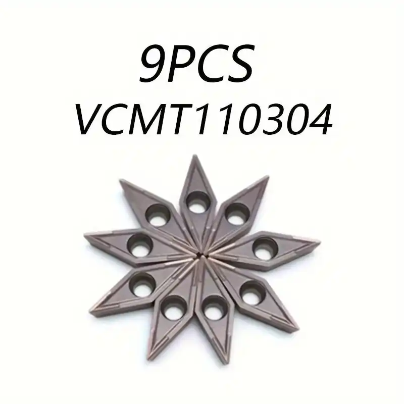 Bestseller VCMT110304 CNC Kovametallikääntöterät Teräsleikkaukseen - Kestävä ja Tarkka., 11 vnt VCMT110304
