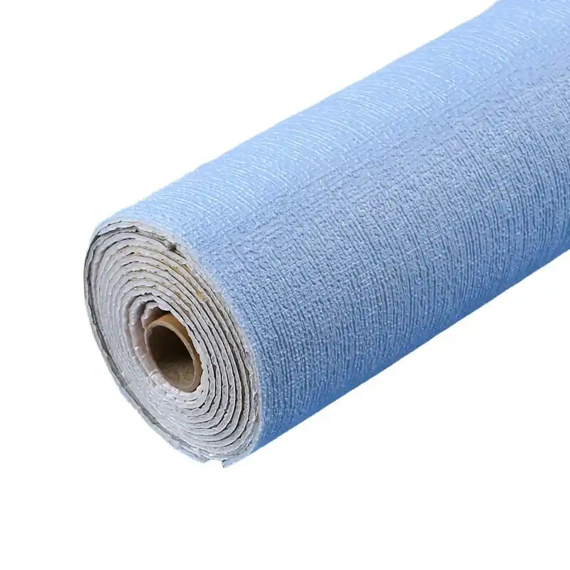 Tarjoushinta Itseliimautuva Pellava Tapetti Rulla, Mėlyna