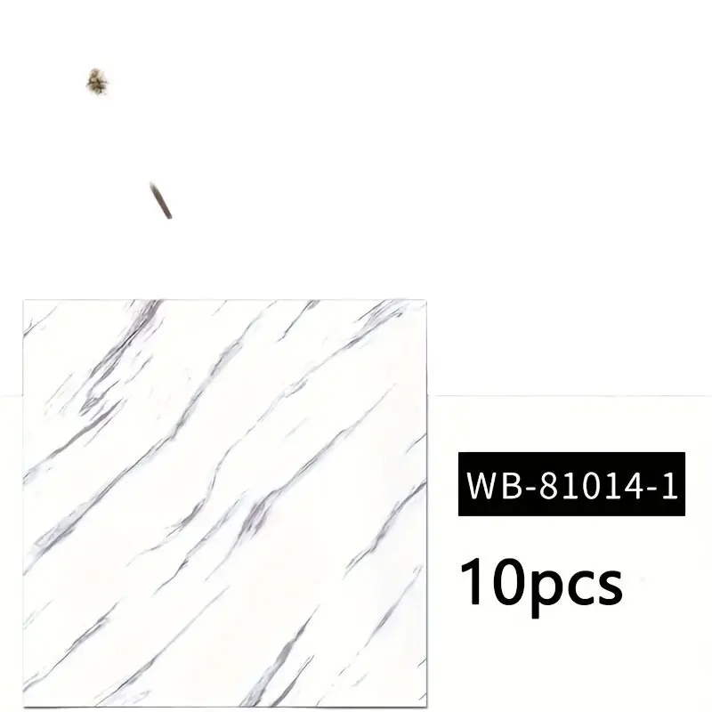 10kpl Itsekiinnittyvä Marmorilattialaatta Vinyyli, QK-SC-01 Korkea Laatu