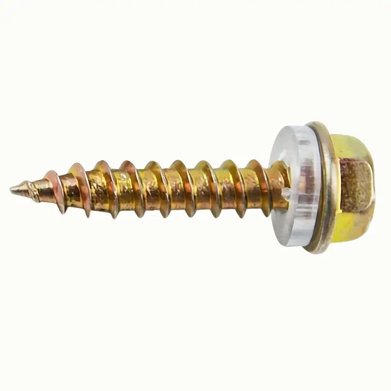 Bestseller Galvanoidut kuusiokanta poraruuvit puulle, 30 mm / 1,18 colio