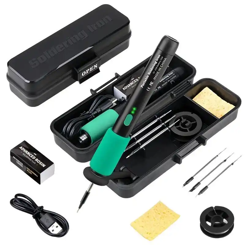 USB-ladattava juotosarja säädettävällä lämpötilalla Viikonlopputarjous