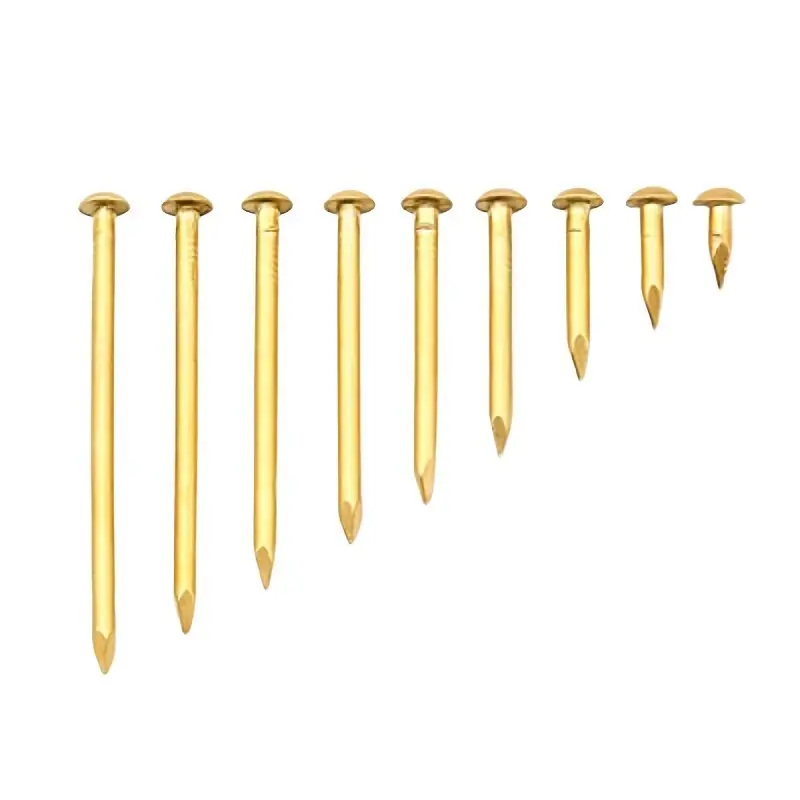 Messinkinaulat Pyöreä Pää Sisustukseen, 2x25mm - 50vnt Tarjous