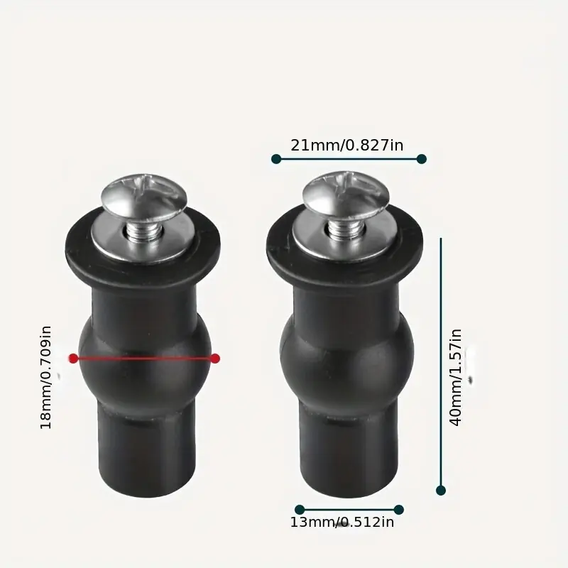 WC-istuimen kiinnitystarvikkeet ruuvit, nailono stiliaus-4PC Osta Verkossa