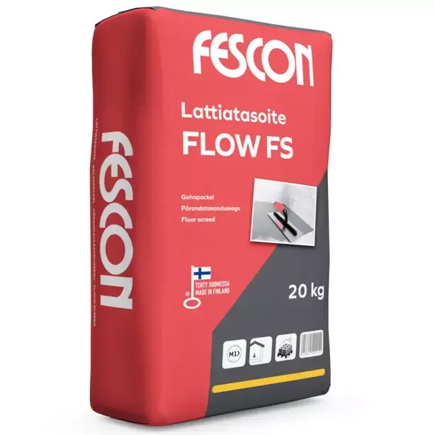 Lattiatasoite Fescon Flow FS 20kg Kausialennus