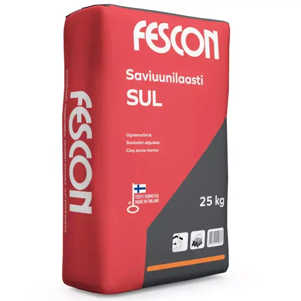 Fescon Saviuunilaasti SUL 25KG Muuraus Lähetetään Heti