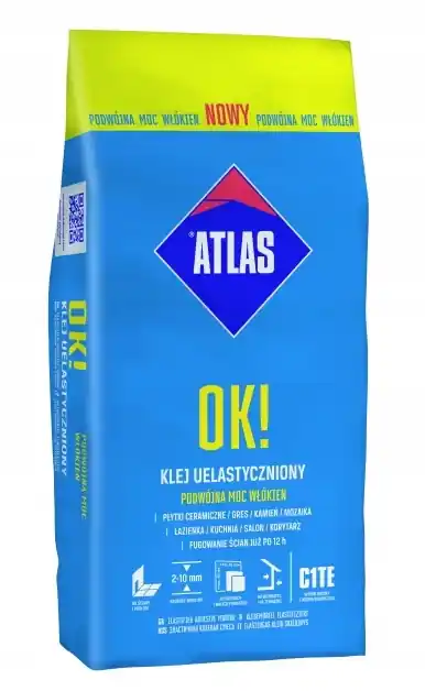 Elastinen laattakiinnitys, luokka C1TE, 5 kg Vain Rajoitetun Ajan