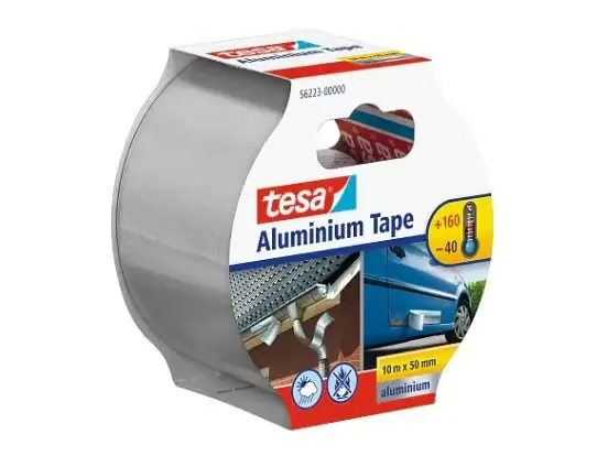 Tilaa Nyt TESA 56223-00000-12, Alumiini, Peite, Korjaus, Tiivistävä, Alumiini, 10 m, 50 mm