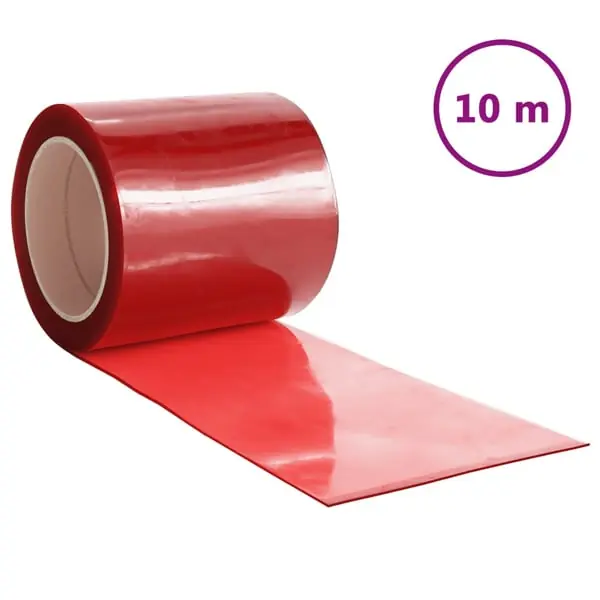 vidaXL Oviverho punainen 200 mm x 1,6 mm 10 m PVC Älä Missaa