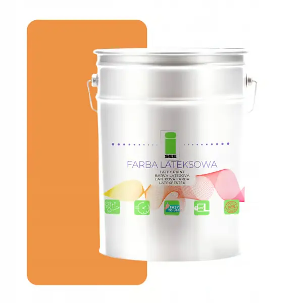 HUNAJAORANGE LATEKSISEINÄMAALI 5L PUOLA Pakollinen (Must-Have)
