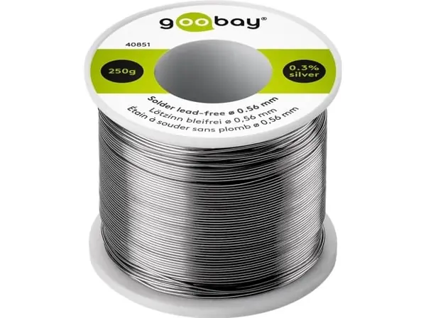 Lodning blyfri, ø 0,56 mm, 250 g Sertifioitu