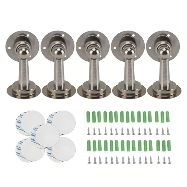 5 kpl magneettinen ovenpysäytin ruostumatonta terästä, helppo asennus, vahva magneetti, ovenpysäytin toimistoon, makuuhuoneeseen, kaappiin, hotelli... Osta Tänään