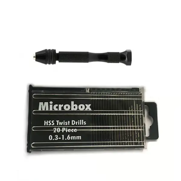 Käsipora 20 eri terällä Black 0.3-1.6 mm Ajankohtainen