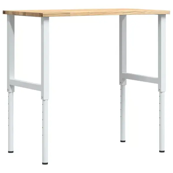 Pakollinen (Must-Have) vidaXL Työpenkki 100x60x(71,5-98) cm täysi tammi