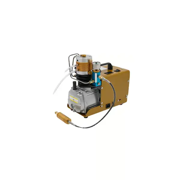 Kannettava Ilmakompressori, 1.8KW Teho, 220V/50Hz Jännite, 30MPA Maksimipaine, 2800rpm Täyttönopeus, 34*18*34cm Koko Merkkituote