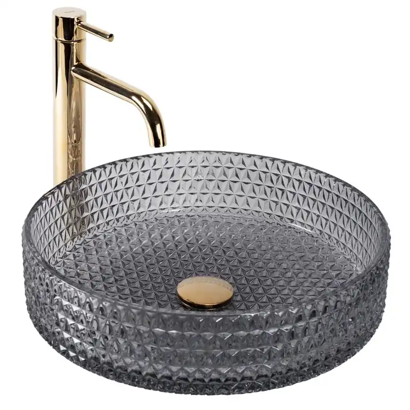 Pesuallas Cristal 39 Harmaa REA 39x39x11,5cm Halpa