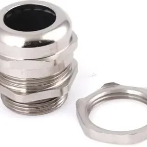 Aito Kaapeliläpivienti EMC M25X1,5 messinki mutterilla, IP68, kaapeli Ø 13-18 mm