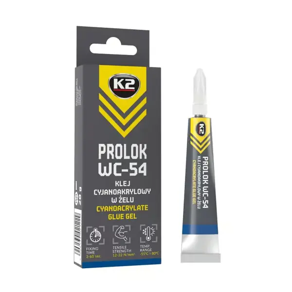 Halpa K2 WC54 PROLOK 20g kyanakryyliliima geelissä