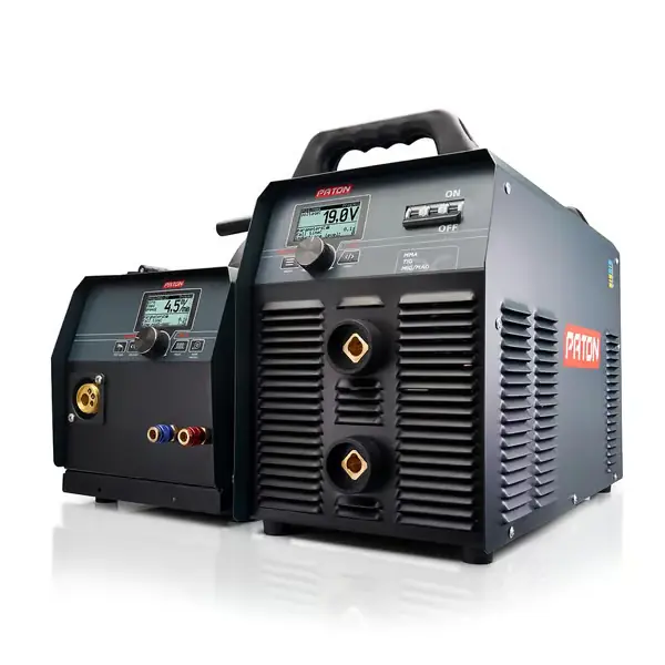 PATON ProMIG-500-15-4-400V 3-in-1 teollinen MIG/MAG-hitsauskone, 400 V, 15-4-sarja, 4-rullainen langansyöttö ja MIG-hitsauspoltin Nopea Toimitus
