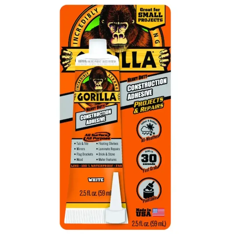 Alennus Gorilla rakennusliima valkoinen 74ml