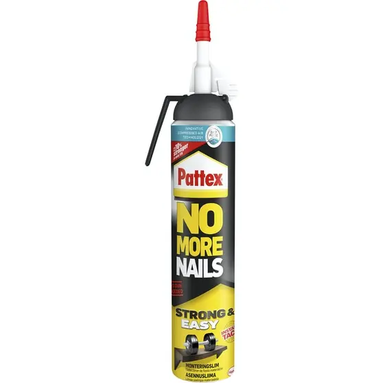 PATTEX asennusliima No More Nails Strong & Easy 200ml painepakkaus Rajoitettu Tarjous