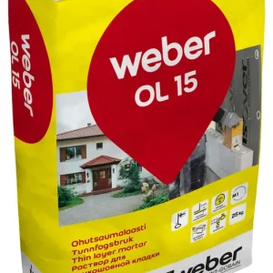 Weber OL15 Ohutsaumalaasti 25kg Ajankohtainen