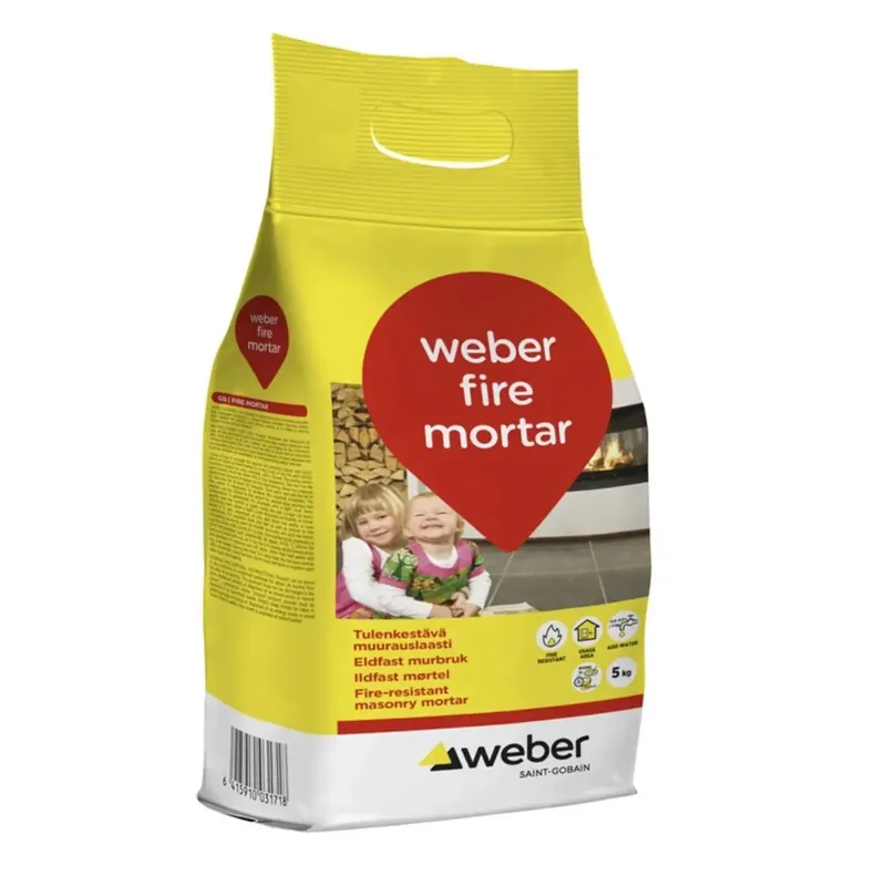 Weber Tulenkestävä muurauslaasti 5kg Fire mortar Edullinen Hinta