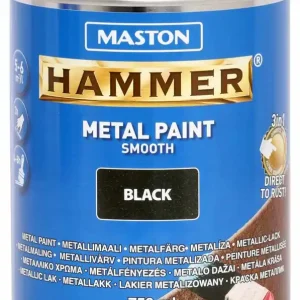 Viimeinen Mahdollisuus METALLIMAALI HAMMER SILEÄ MUSTA 750ML MASTON