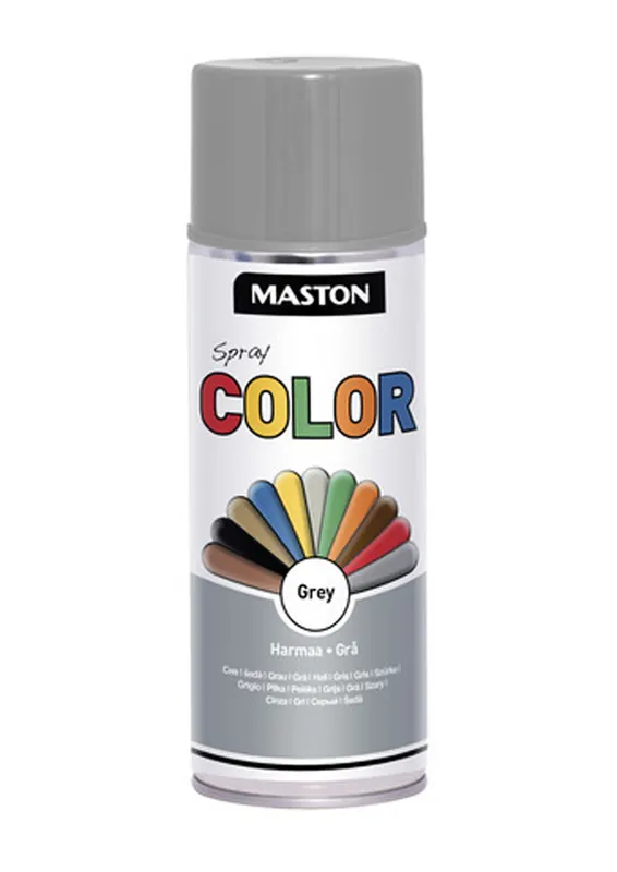 Poisto Spraymaali Color Harmaa 400ml Maston