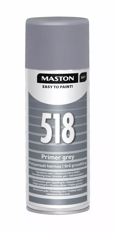 SPRAYMAALI HARMAA POHJAMAALI 518 400ML MASTON Heti Saatavilla