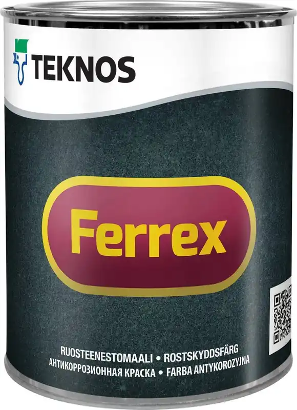 RUOSTEENESTOMAALI FERREX PUNAINEN 1L Pikatoimitus