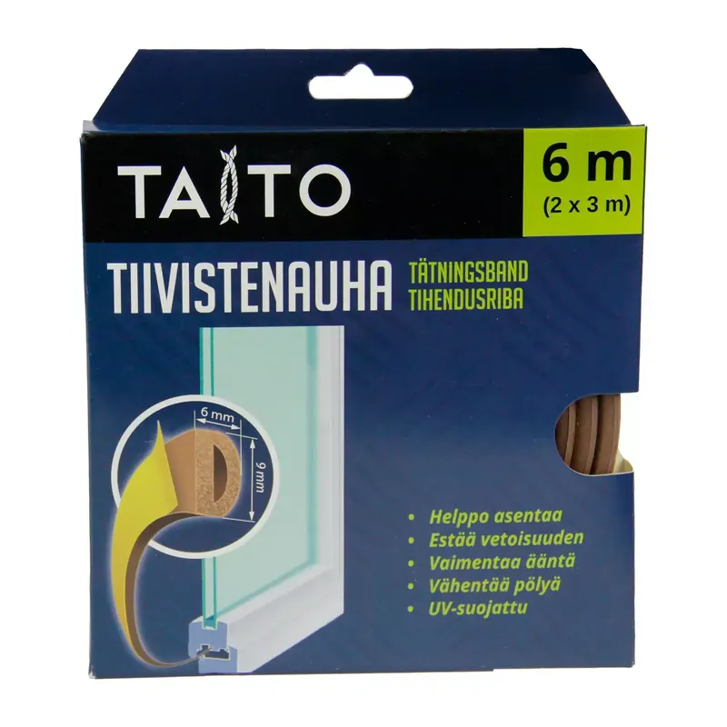 Aito Taito Tiivistenauha D ruskea 2 x 3 m