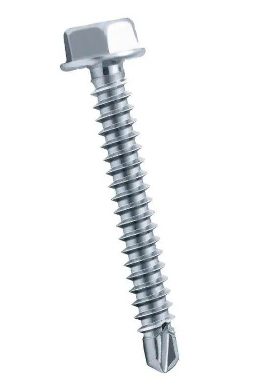 Tehdashinta PORARUUVI 4,2x25mm 500kpl/pkt Poraruuvi kuusiokanta DIN 7504-K ZN