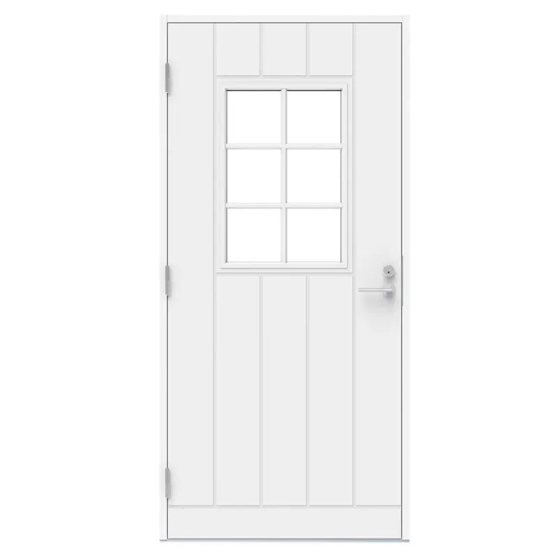 Ulko-ovi Pihla Vieno S23, 9-10x21, valkoinen Tehdashinta