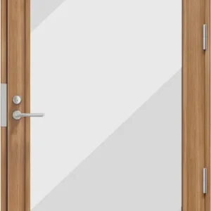 Ulko-ovi Kaskipuu Usva2 M18 Puudesign mittatilausovi Suosittu
