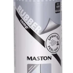 Uusi Kokoelma Kumimaalispray Maston RUBBERcomp Kiiltävä Vannehopea 400 ml