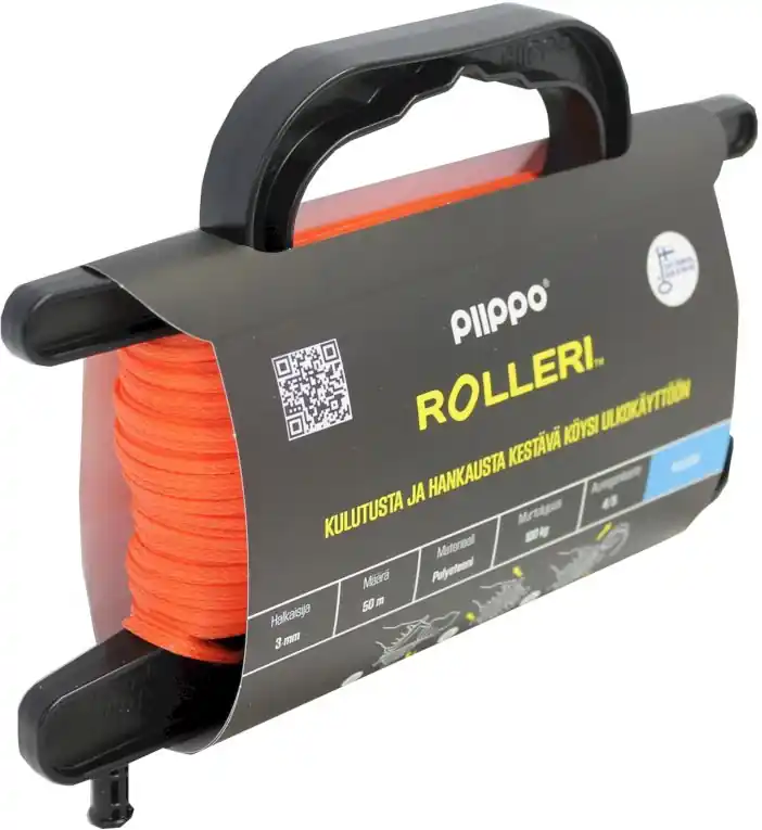 Rolleri Piippo palmikoitu polyeteeni 3mm x 50m Uutuus
