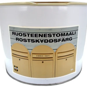 Tilaa Heti Ruosteenestomaali GVK himmeä 9 l harmaa