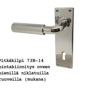 Pikatoimitus Funkkis-väliovipainikepari niklattu