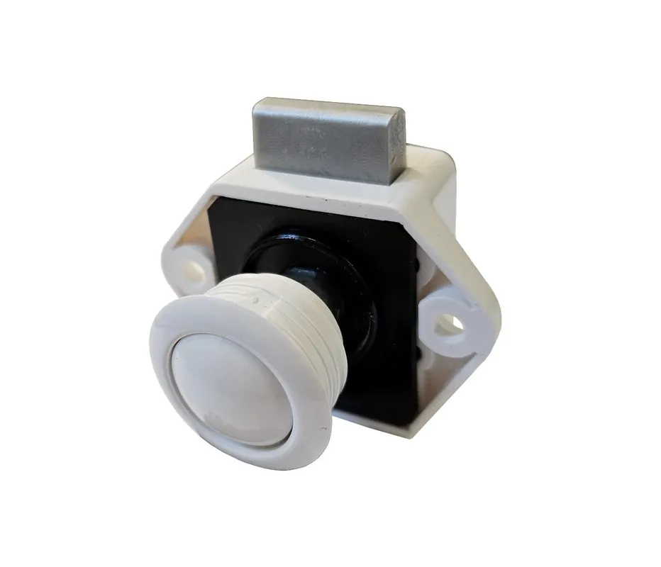 Päivän Tarjous Painonappilukko 16mm materiaaliin, valkoinen